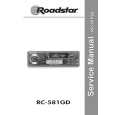 ROADSTAR RC581GD Instrukcja Serwisowa