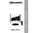 ROADSTAR LCD1512 Instrukcja Serwisowa