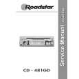 ROADSTAR CD481GD Instrukcja Serwisowa