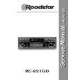 ROADSTAR RC821GD Instrukcja Serwisowa