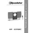 ROADSTAR HIF8598RC Instrukcja Serwisowa