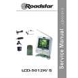 ROADSTAR LCD5012 Instrukcja Serwisowa