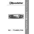ROADSTAR RC734RD Instrukcja Serwisowa