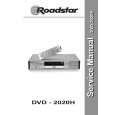 ROADSTAR DVD2020H Instrukcja Serwisowa