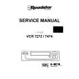 ROADSTAR VCR7272 Instrukcja Serwisowa